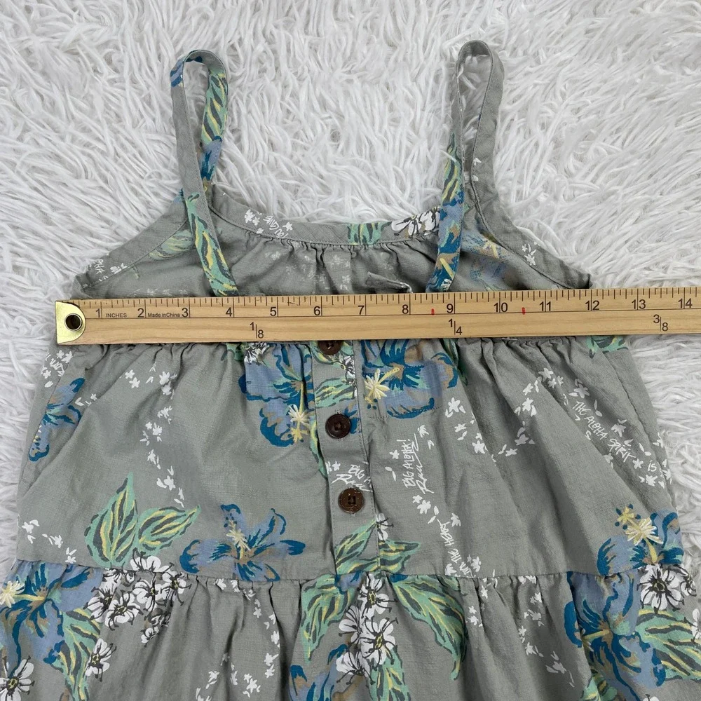 Patagonia Dress Girls Large Gray‎ Aloha Spirit Pataloha 100% Organic Cotton L